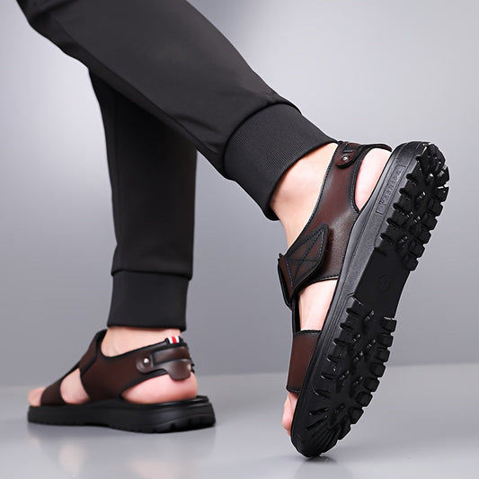 Herren Outdoor Trekking Sandalen – Bequeme Vintage-Sandalen für Freizeit und Alltag