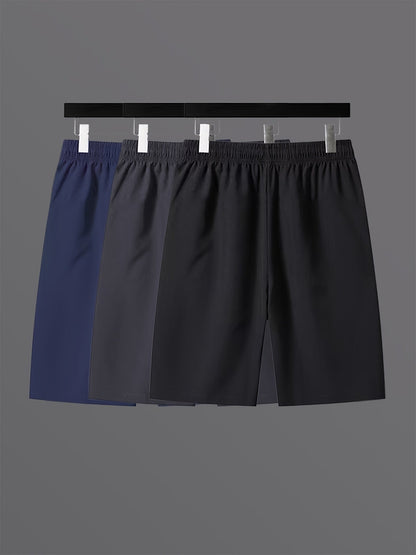 Herren Funktionsshorts Sport & Freizeit – Bequeme Trainingsshorts mit Reißverschlusstaschen