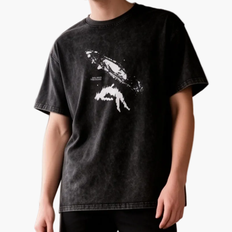 Herren Oversize T-Shirt mit Grafik-Print – Lässiger Streetwear Stil für Alltag und Freizeit