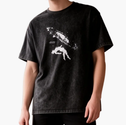 Herren Oversize T-Shirt mit Grafik-Print – Lässiger Streetwear Stil für Alltag und Freizeit