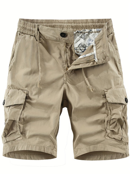 Herren Cargo Shorts mit Taschen und Kordelzug – Lässiger Outdoor-Style