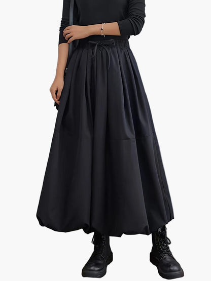 Damen Weite Ballonhose mit Taschen – Eleganter Streetstyle für Frühling und Sommer