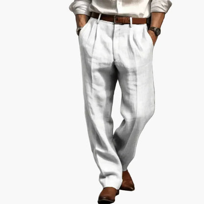 Herren Stoffhose mit Bundfalten für einen eleganten Auftritt