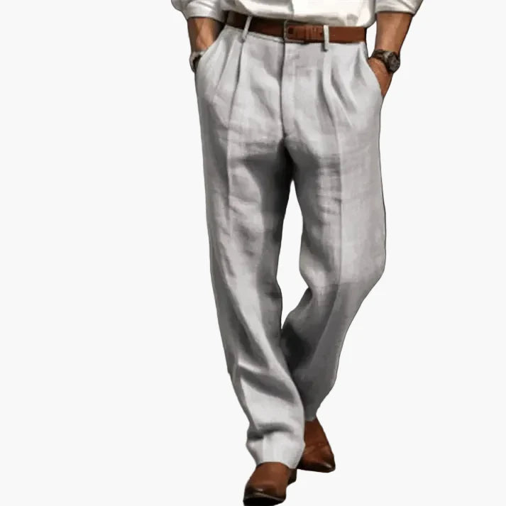 Herren Stoffhose mit Bundfalten für einen eleganten Auftritt