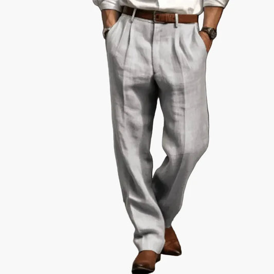 Herren Stoffhose mit Bundfalten für einen eleganten Auftritt