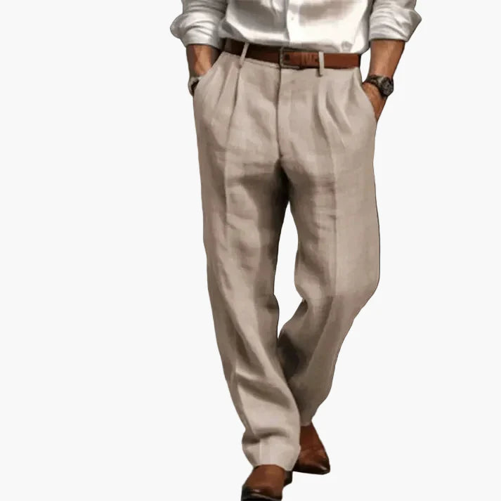 Herren Stoffhose mit Bundfalten für einen eleganten Auftritt