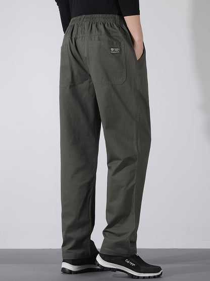 Herren Gerade Schnitt Freizeithose – Bequeme Alltags- und Businesshose