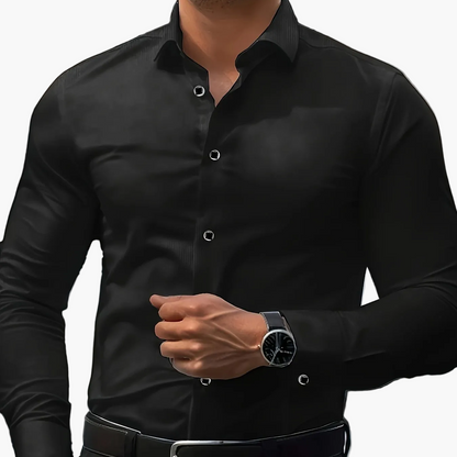 Elegantes Herren Businesshemd – Schmal geschnitten, modern, für Büro & Freizeit