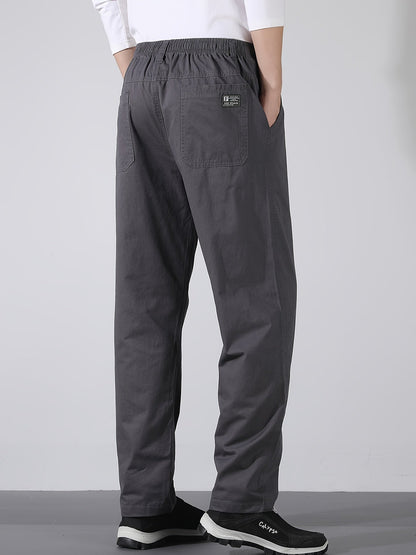 Herren Gerade Schnitt Freizeithose – Bequeme Alltags- und Businesshose