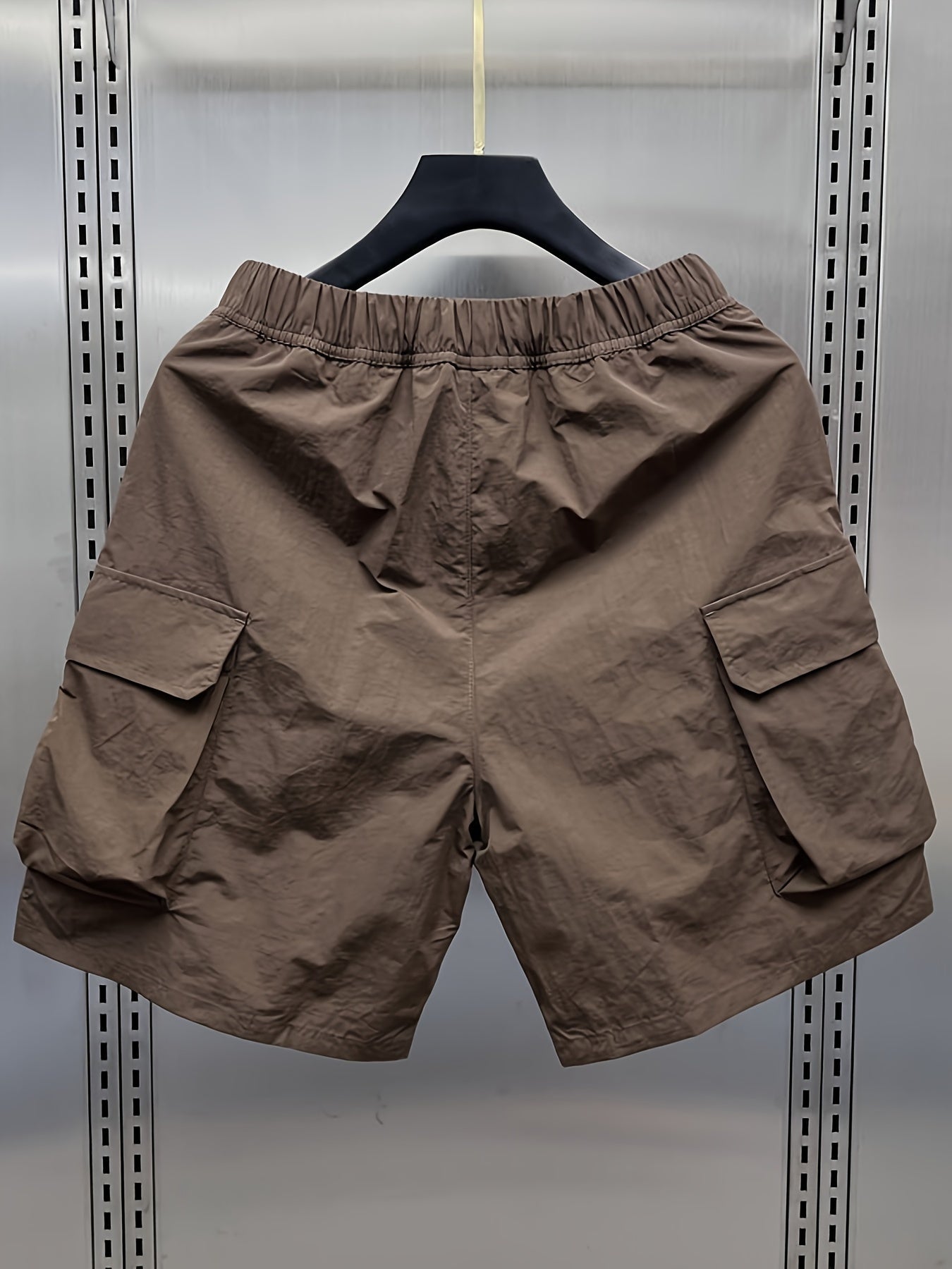 Herren Utility Cargo Shorts mit Reißverschlusstaschen – Funktionale Freizeitshorts für Outdoor & Urban Style