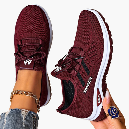 Damen Freizeitsneaker mit Komfortsohle für Alltag und Sport