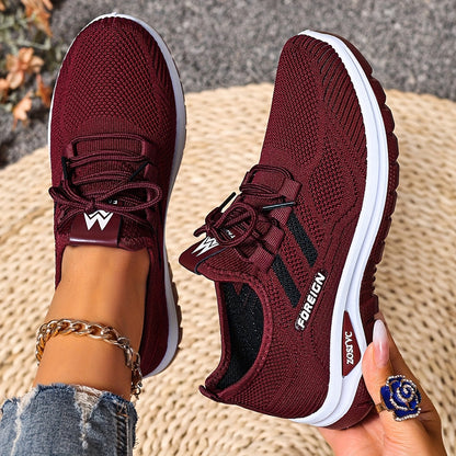Damen Freizeitsneaker mit Komfortsohle für Alltag und Sport