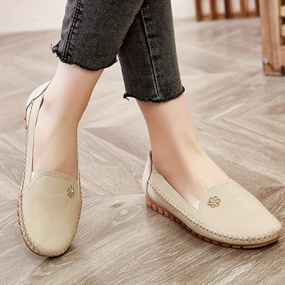 Damen Bequeme Slipper Mokassins – Elegante Freizeit Loafer für Alltag & Büro