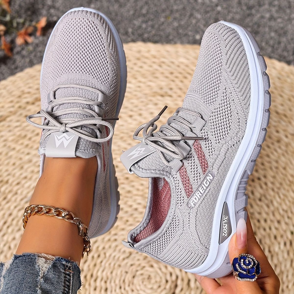Damen Freizeitsneaker mit Komfortsohle für Alltag und Sport