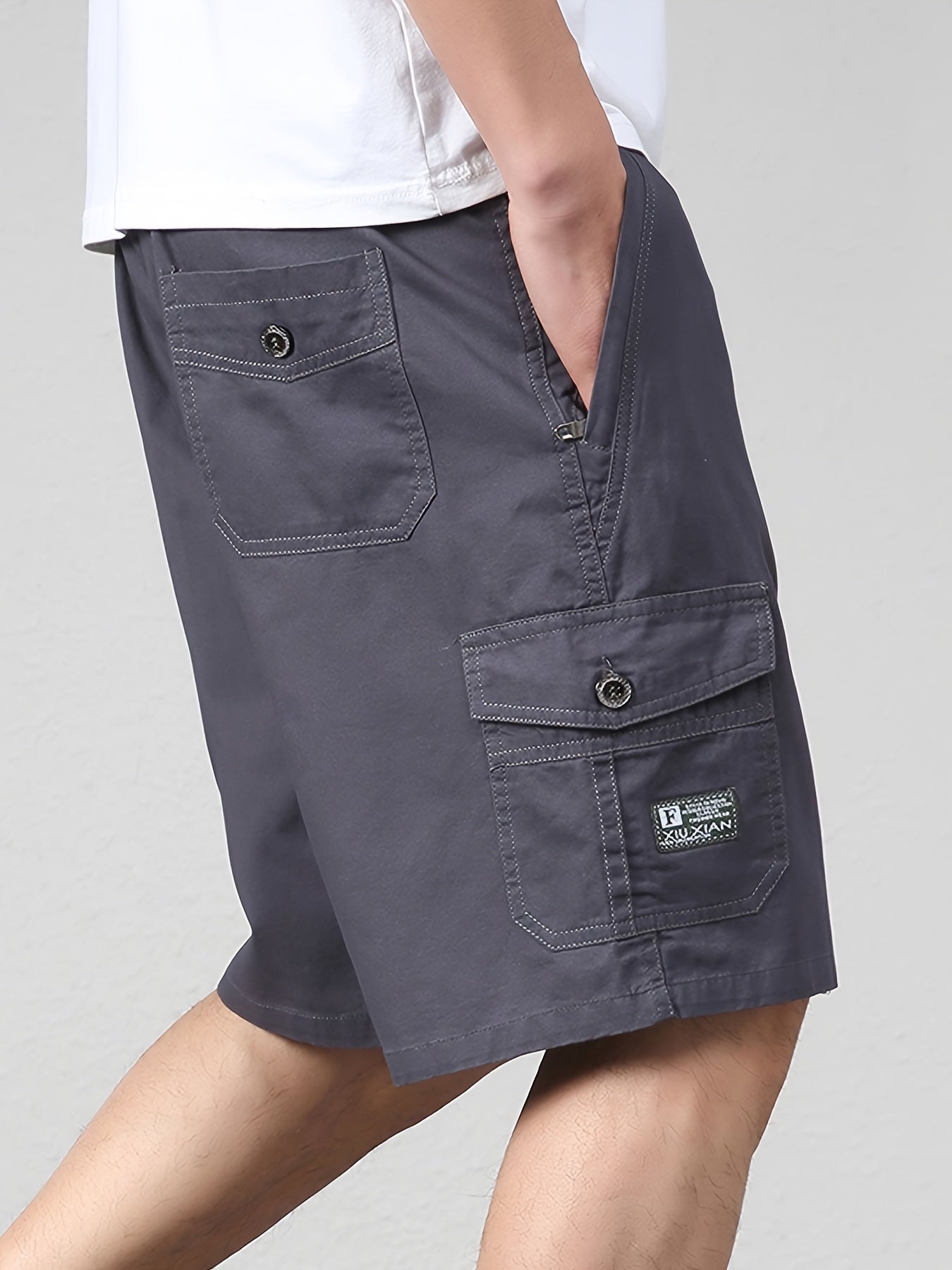 Herren Cargo Shorts Freizeit Bermuda mit Taschen – Perfekt für Alltag & Outdoor