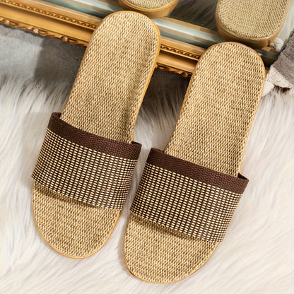 Damen Komfort-Slipper Sandalen für den Sommer – Bequeme Freizeitschuhe mit offenem Zehenbereich