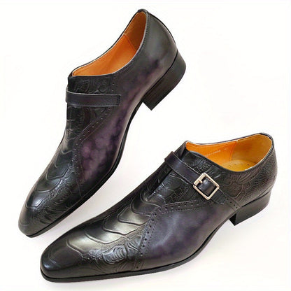 Herren Monk Strap Business-Schuhe im exklusiven Design – Elegante Anzugschuhe für besondere Anlässe