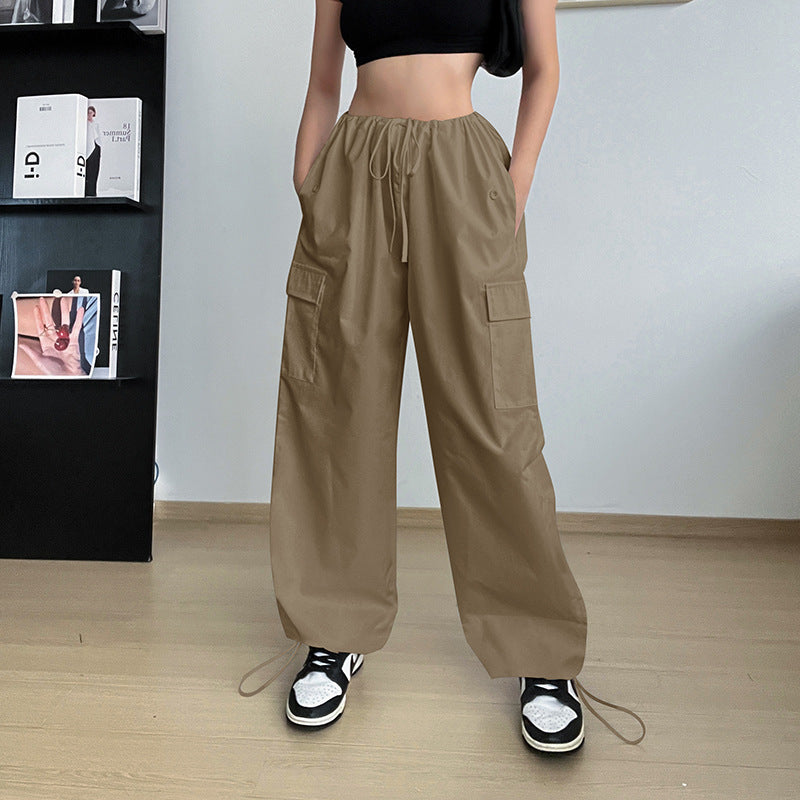 Christine – Weite Damen-Cargohose mit geradem Bein und Taschen