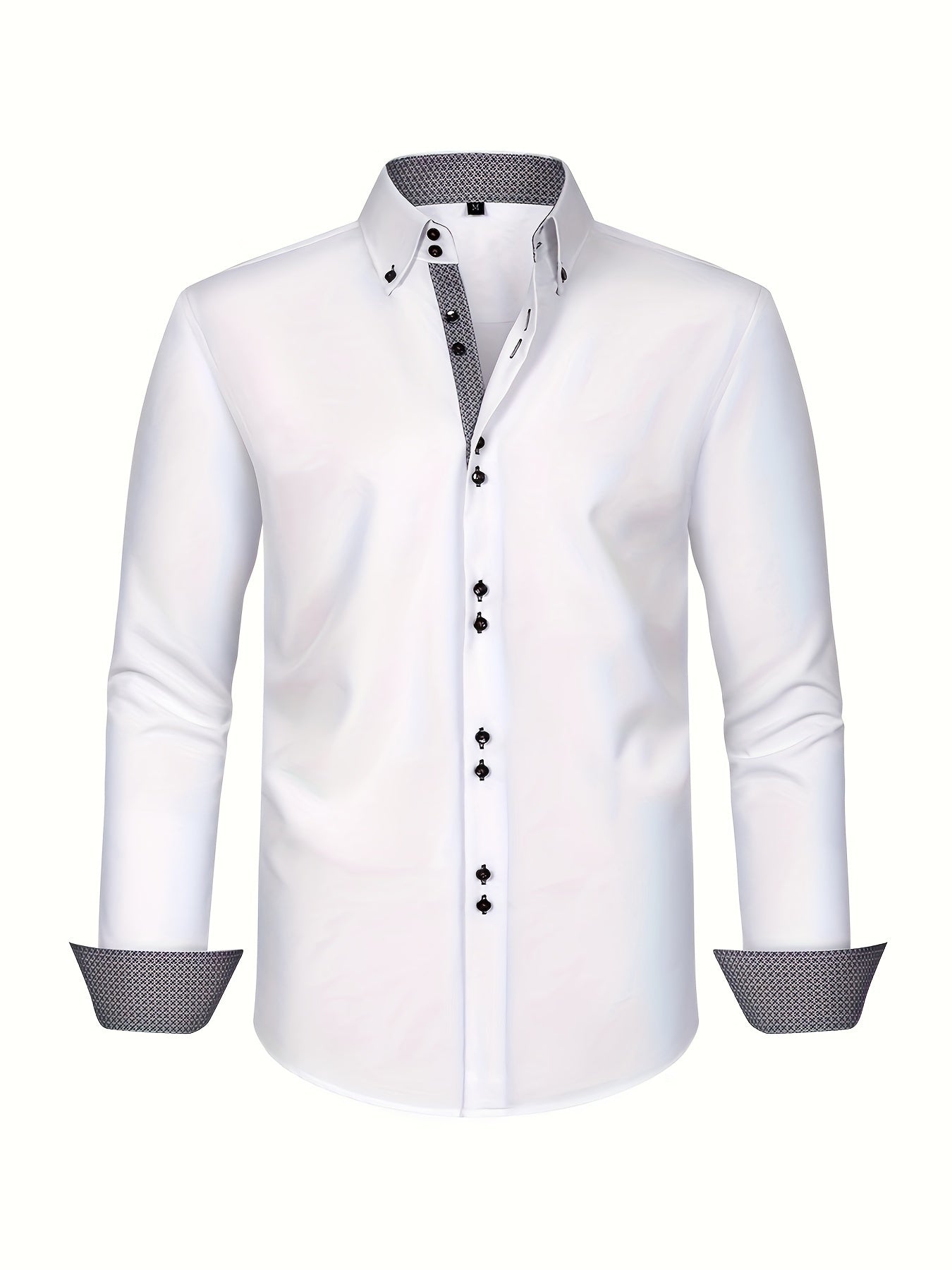 Herren Business Freizeithemd – Eleganter moderner Schnitt für Büro und Alltag