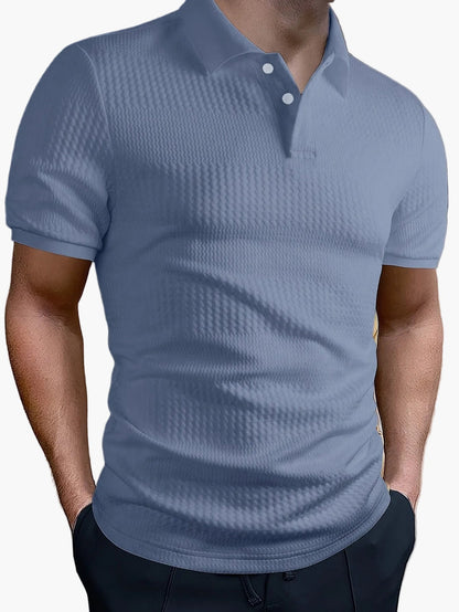 Herren Poloshirt – Modernes Freizeitshirt mit Struktur, Kurzarm, Ideal für Alltag und Business
