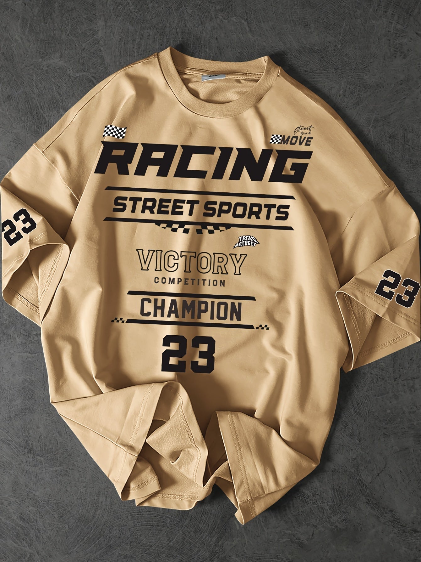 Herren Streetwear Racing Champion T-Shirt – Sportliches Freizeitshirt mit Print