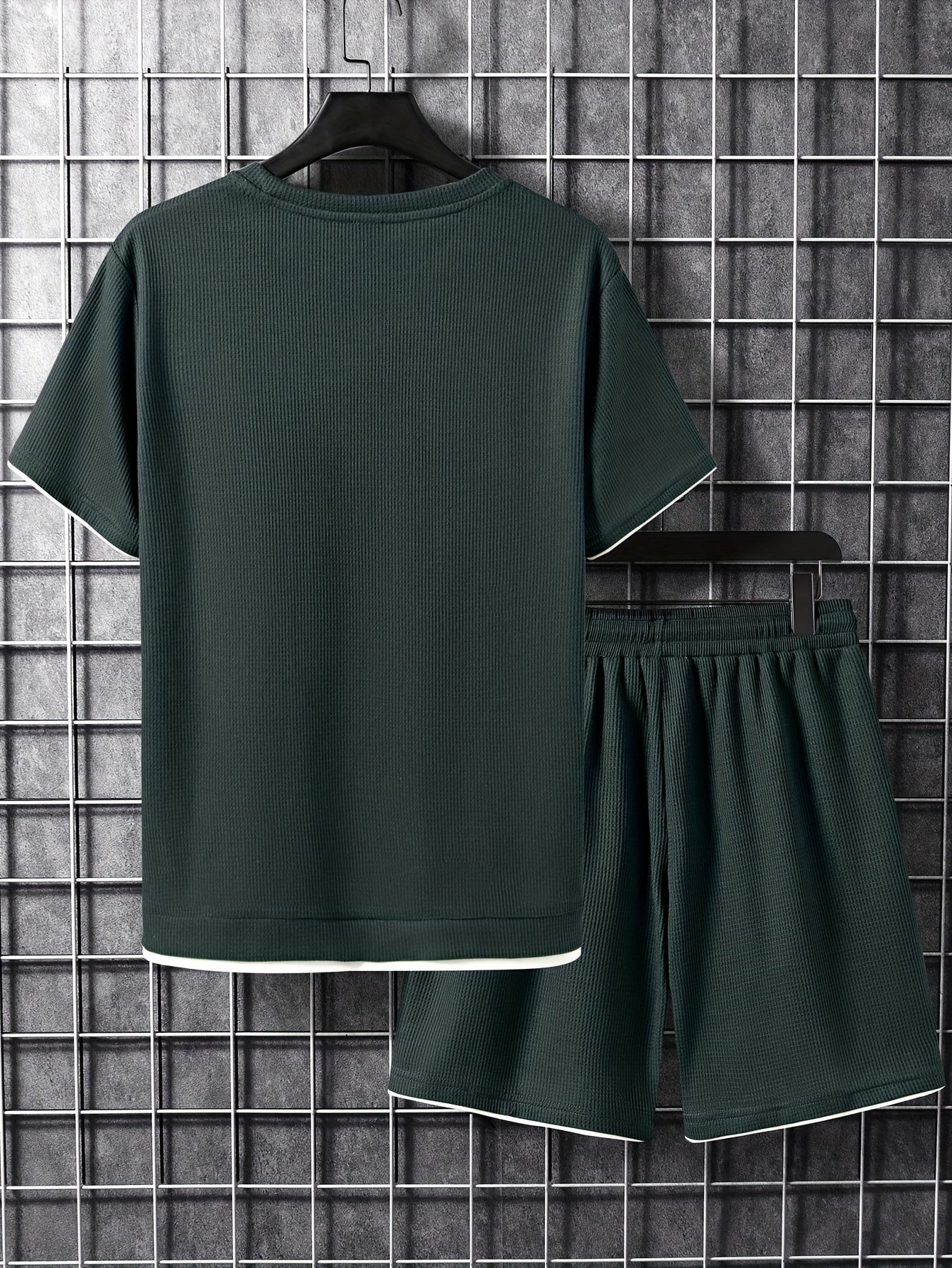 Herren Freizeit Set – Kurzarm Shirt & Shorts, Lounge & Sport, Modernes Streetwear Outfit