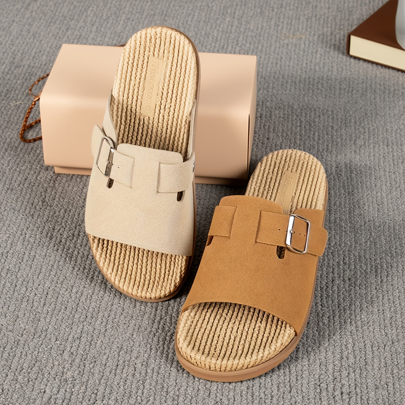Herren Slide-Sandalen – Bequeme Freizeitschuhe mit Schnalle, ideal für Alltag & Freizeit