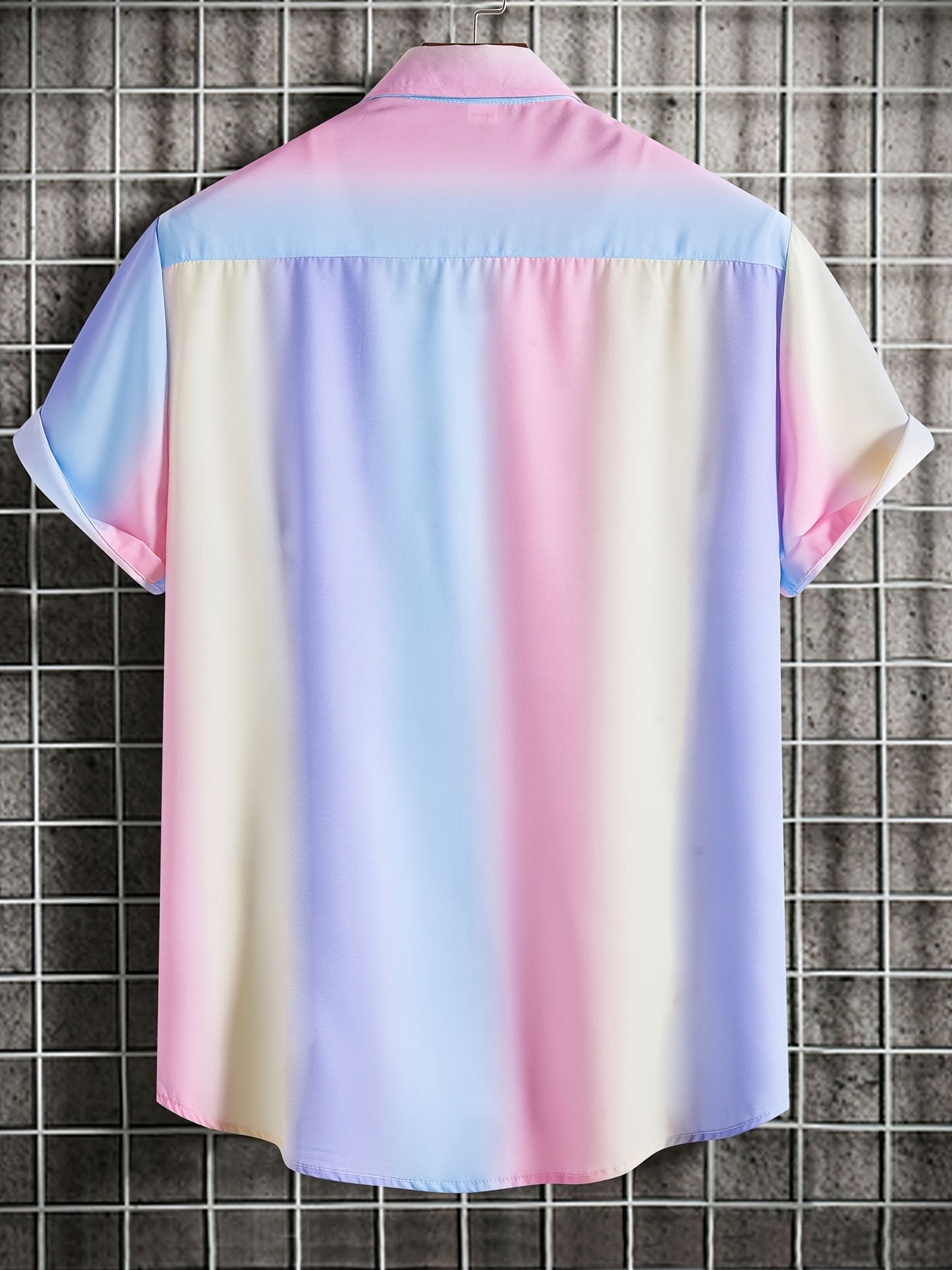 Herren Kurzarm Resorthemd mit Muschel-Print – Stilvolles Freizeithemd für Strand und Urlaub