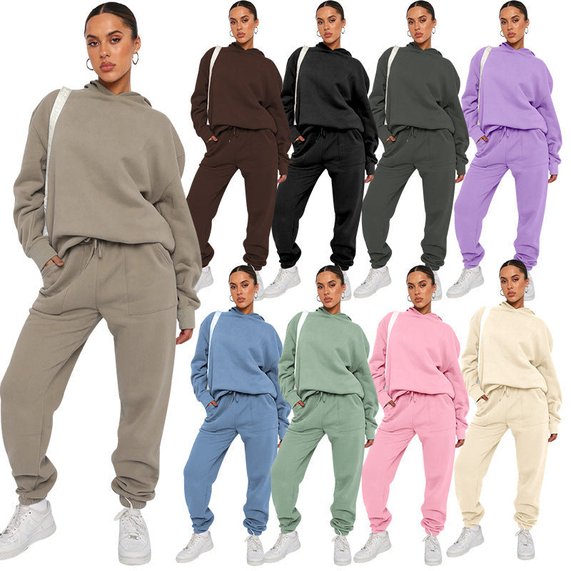 Heather – Kapuzenpullover mit langen Ärmeln aus Polyester