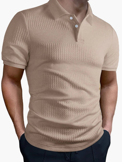 Herren Poloshirt – Modernes Freizeitshirt mit Struktur, Kurzarm, Ideal für Alltag und Business