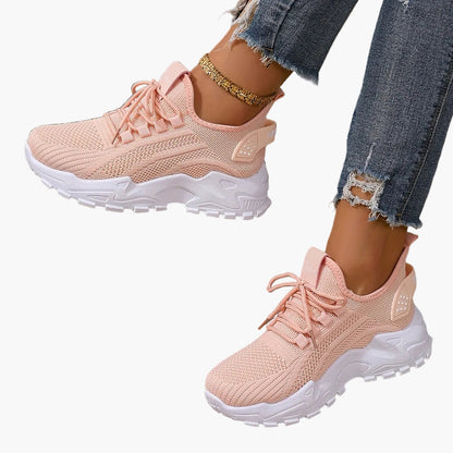 Damen Sneaker Atmungsaktiv Sportlich Freizeit Laufschuhe
