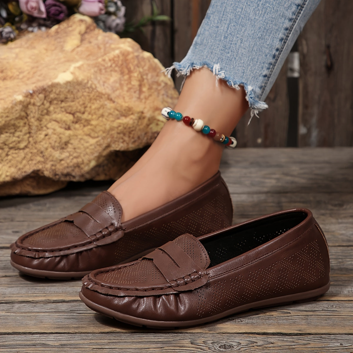 Damen Klassische Loafer – Flexibel und Bequem für Alltag und Freizeit
