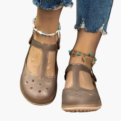 Damen Komfort-Mary Jane Clogs für Alltag und Freizeit – Stilvolle Plateau-Slipper