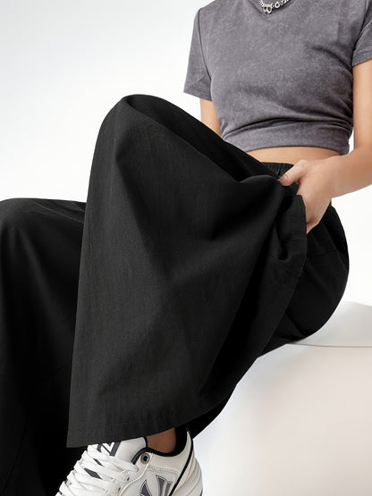Damen Weite Palazzo Culotte Hose – Modischer Streetstyle für Freizeit und Alltag