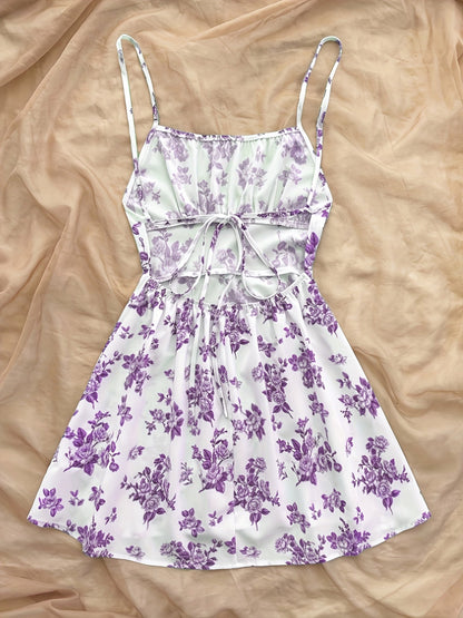 Damen Sommerkleid mit Blumenmuster im Boho-Stil – Perfekt für Urlaub & Freizeit