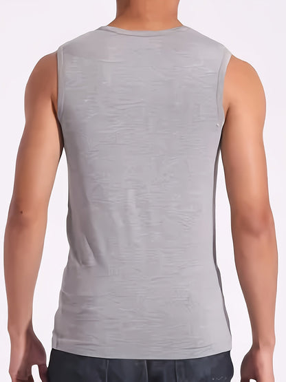Herren Tanktop im sportlichen Stil – Figurbetontes Basic für Fitness und Freizeit