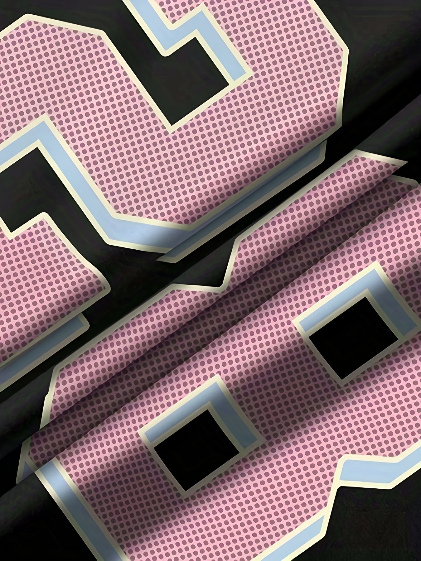 Damen Preppy Style Trikotshirt mit Nummer 28 und Print – Freizeit & Streetwear