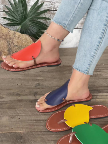 Damen Zehentrenner Sandalen Modernes Design Freizeit Komfort