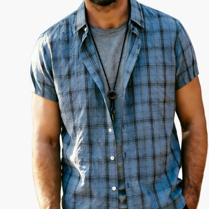 Herren Kurzarm Freizeithemd im Karo-Look – Lässiger Sommerstil für Alltag und Urlaub