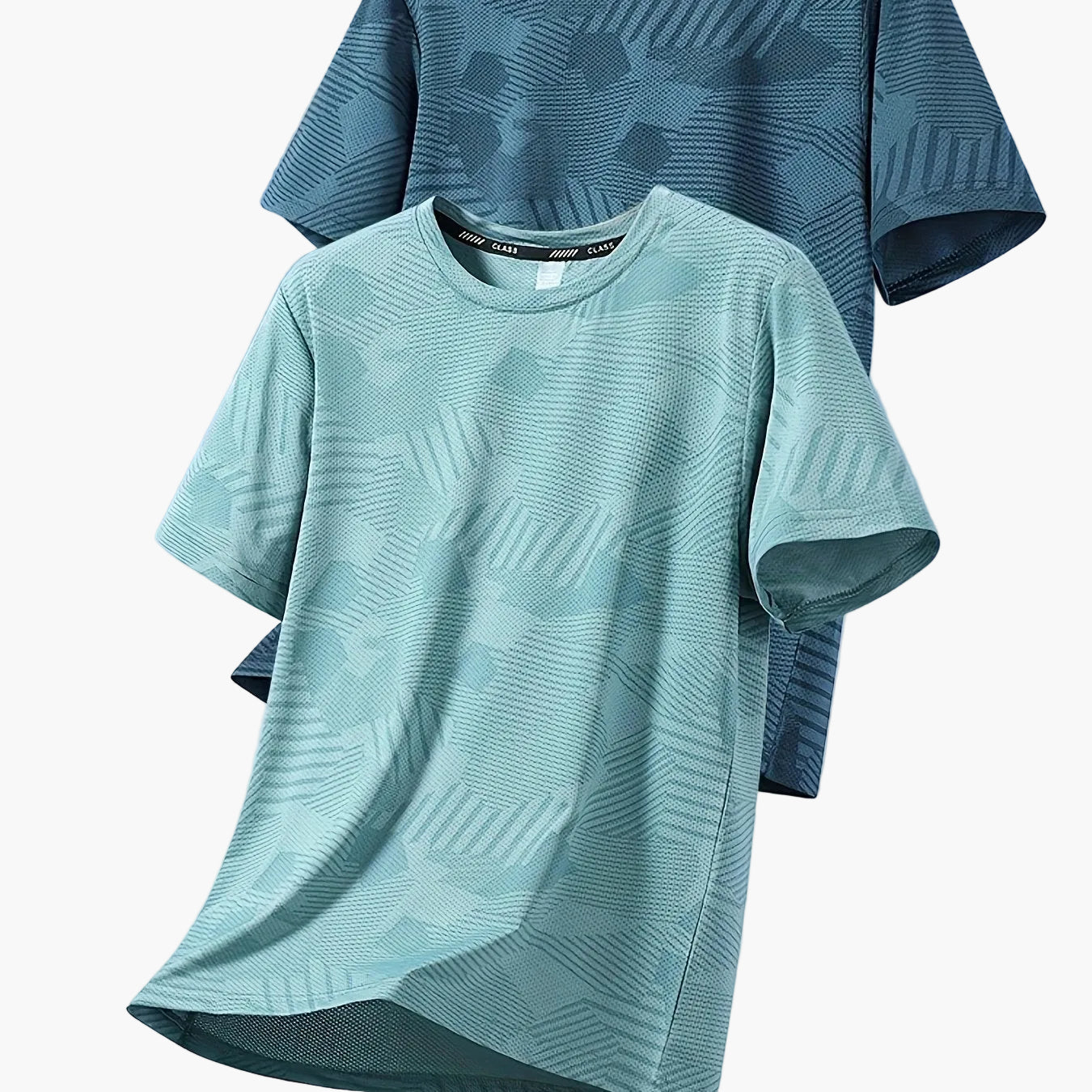 Herren Funktions-T-Shirts – Lässige Sommeroberteile mit tropischem Muster, ideal für Freizeit und Sport