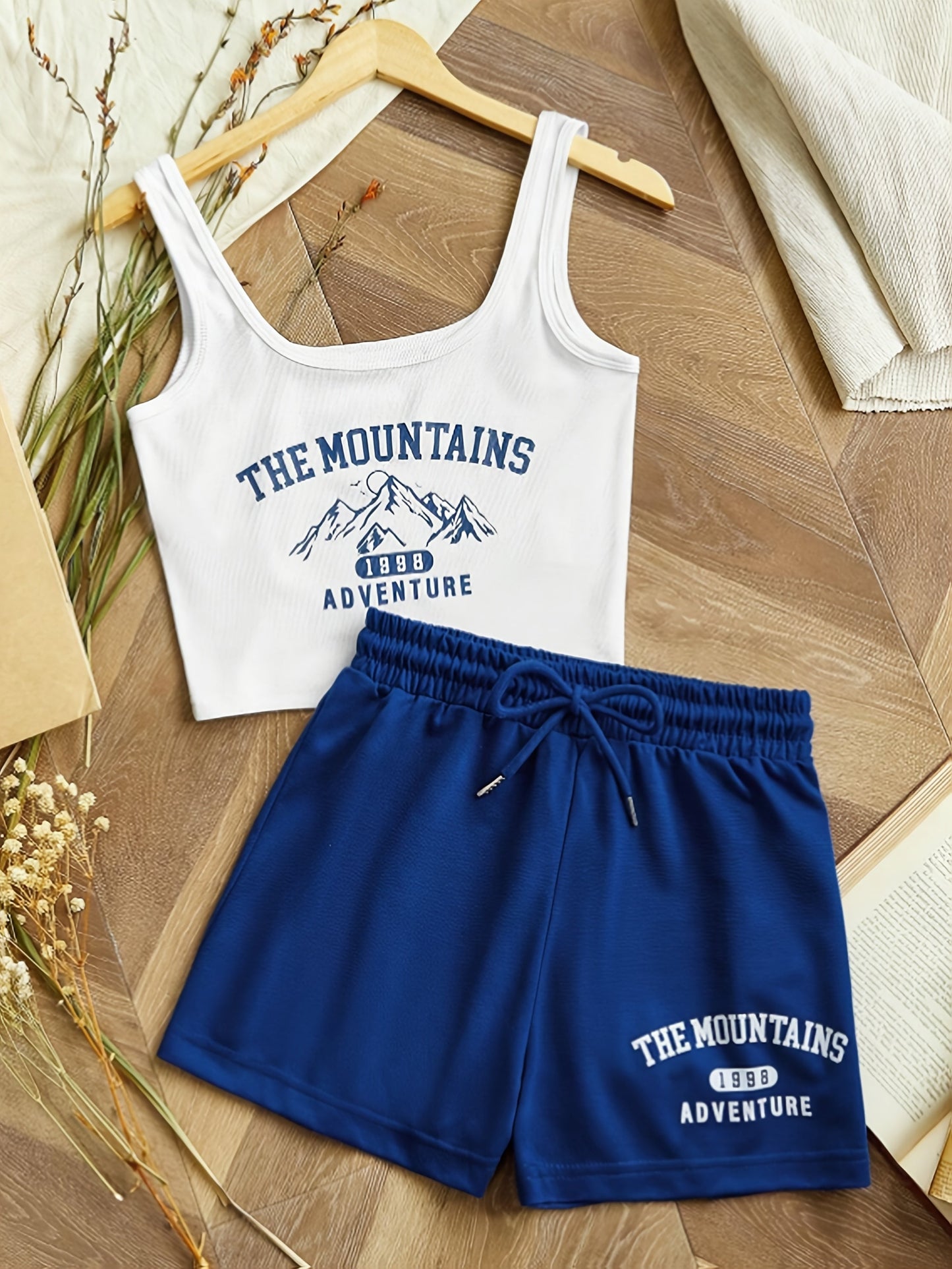 Damen Lounge-Set mit Print „The Mountains Adventure“ – Sportlich & Bequem für Freizeit und Homewear