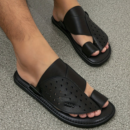 Herren Komfort-Pantoletten mit Zehenschlaufe und modernem Schnitt – Elegante Sandalen für Alltag und Anlass
