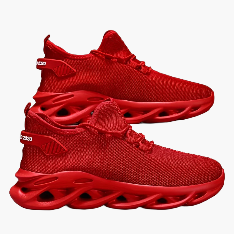 Herren Sneaker Sportliche Straßenschuhe mit Futuristischer Sohle – Laufen, Fitness & Freizeit