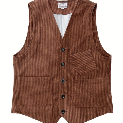 Herren Vintage Weste für Business und Freizeit – Eleganter Retro-Look