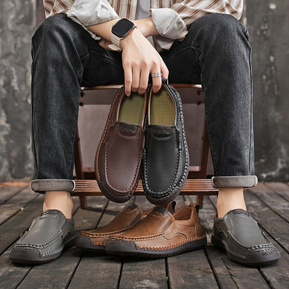 Herren Slip-On Mokassins – Bequeme Freizeitschuhe für Alltag & Büro