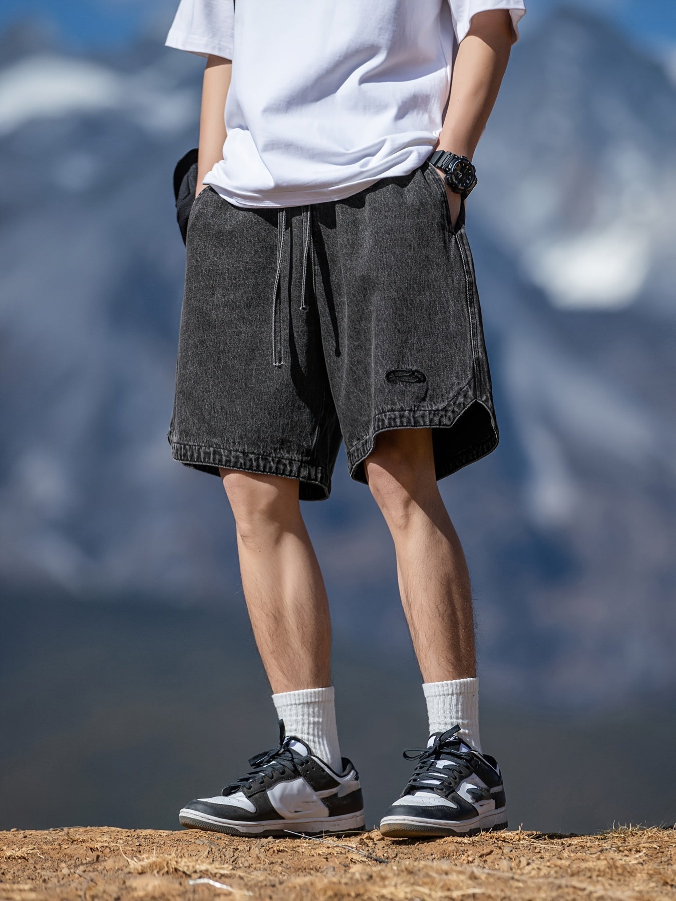 Herren Casual Streetwear Shorts – Lockerer Stil für Outdoor und Alltag