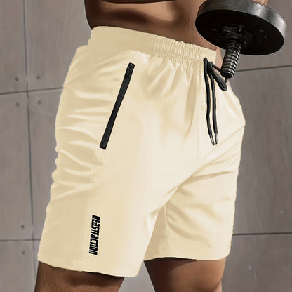 Herren Sportshorts mit Zipper-Taschen – Trainingsshorts Fitness & Workout