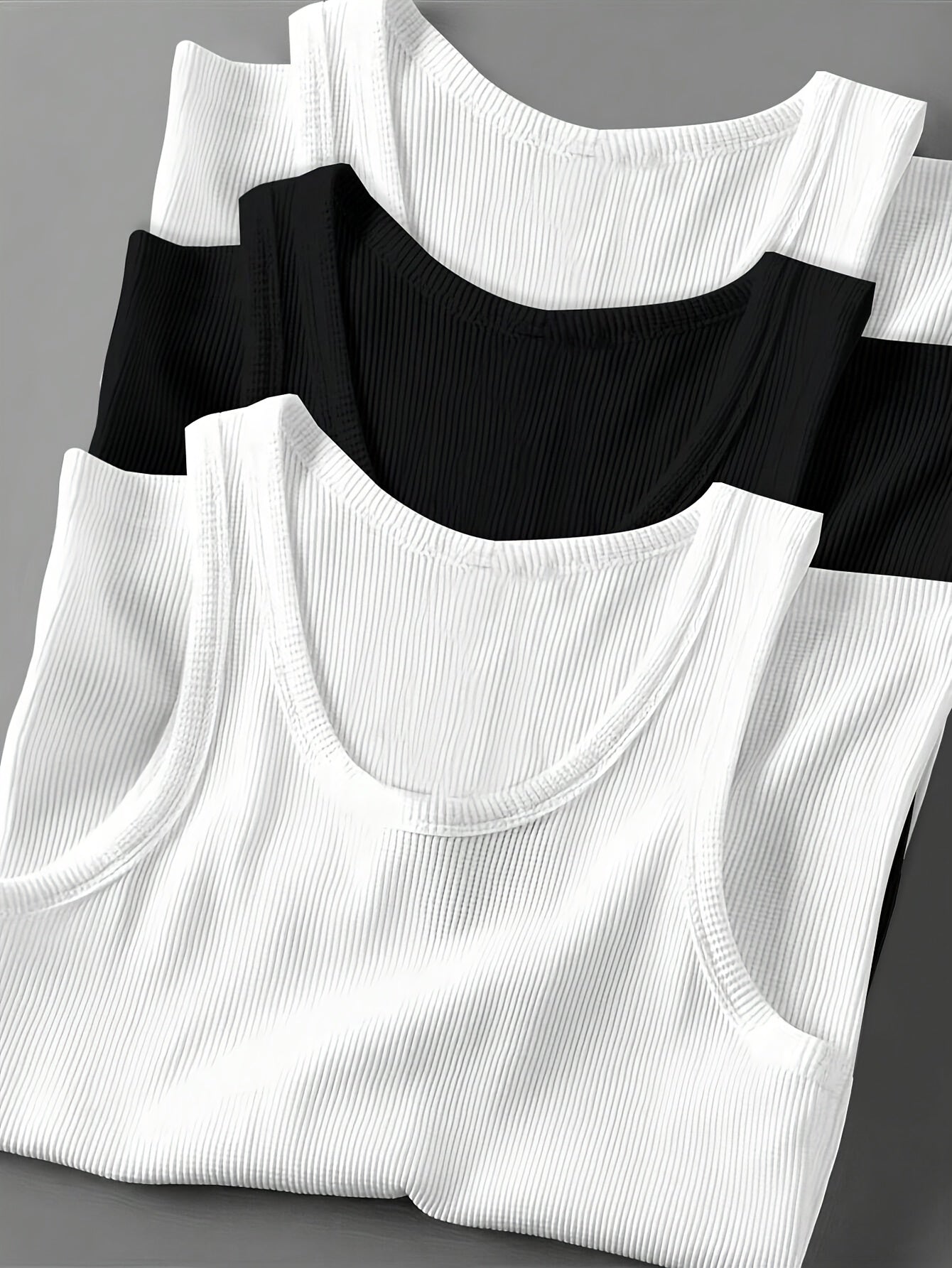 Herren Sport Tanktop mit Rippstruktur – Modernes Fitnesstop für Training und Freizeit