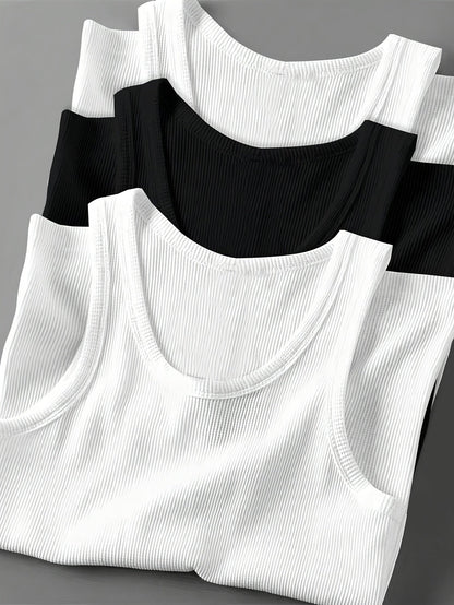 Herren Sport Tanktop mit Rippstruktur – Modernes Fitnesstop für Training und Freizeit