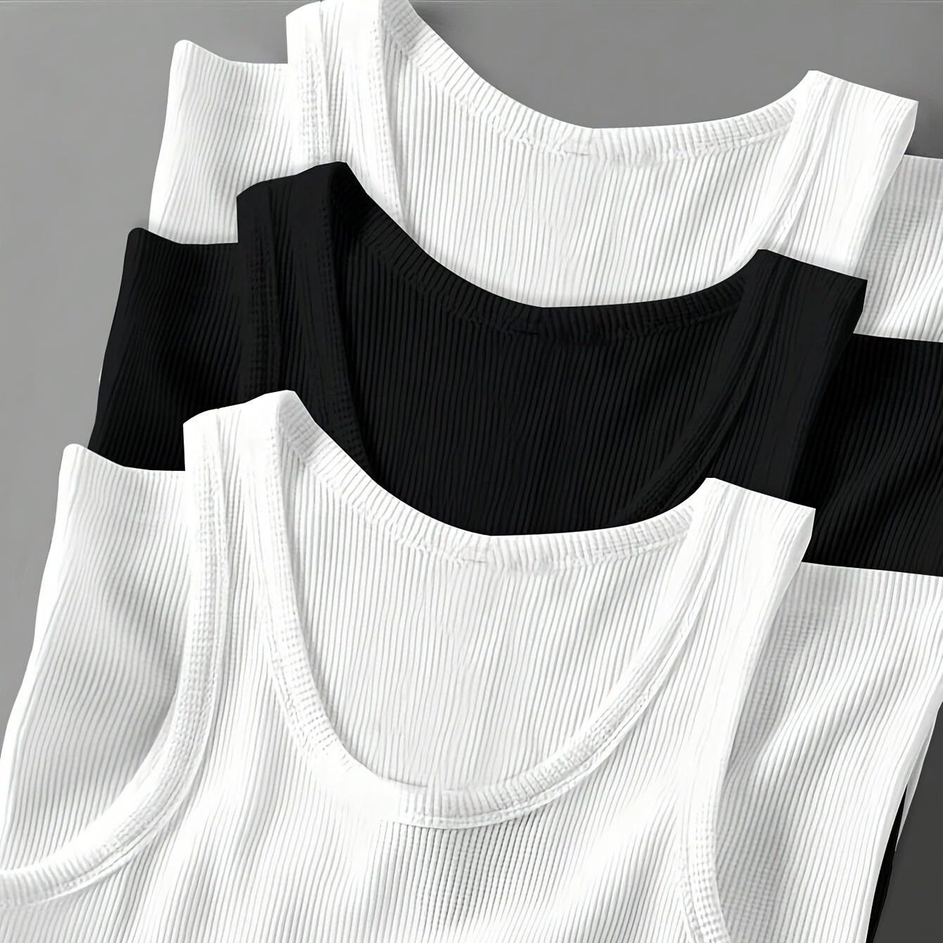 Herren Sport Tanktop mit Rippstruktur – Modernes Fitnesstop für Training und Freizeit